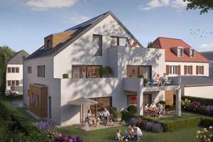A+ Dachgeschosswohnung mit sonnigem Balkon in Top Lage