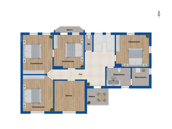 Grundriss Obergeschoss