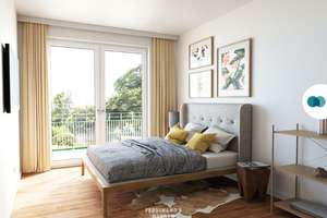 Toll geschnittene 1,5-Zimmer-Wohnung mit BALKON im Neubauquartier 'Ferdinand's Garden' – Plauener Straße 108, 13055 Alt-Hohenschönhausen, Berlin – Vorschaubild 4