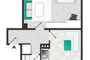 Helle 1,5 Zimmer Wohnung mit Südloggia in Köln-Höhenhaus – Die vollständige Adresse der Immobilie erhältst du vom Anbieter., 51061 Höhenhaus, Köln – Vorschaubild 12