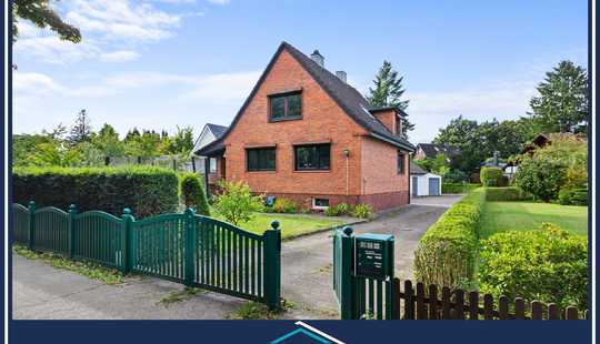 Bild von Gepflegtes Einfamilienhaus mit Vollkeller und Nebengebäude mit Garage für zwei Fahrzeuge