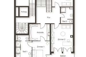 Haus-im-Haus Konzept am Hofgarten – Die vollständige Adresse der Immobilie erhältst du vom Anbieter., 40479 Pempelfort, Düsseldorf – Vorschaubild 26