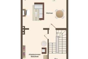 Juwel in Nymphenburg – großes 6,5 Zi.-RMH in der Villensiedlung Gern - Vermietung auf Zeit – Die vollständige Adresse der Immobilie erhältst du vom Anbieter., 80638 Neuhausen, München – Vorschaubild 23