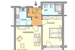 Gemütliche Wohnung für Senioren im betreuten Wohnen mit Diakonievertrag – Bismarckstraße 111/113, 42859 Zentralpunkt, Remscheid – Vorschaubild 10
