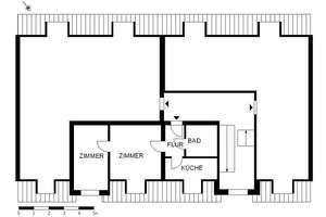 Ansprechende 2-Zimmer-Wohnung mit Ausblick – Stader Str. 47 b, 28205 Peterswerder, Bremen – Vorschaubild 2