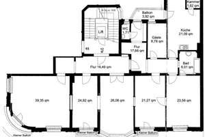 Großzügige 6-Zimmer Altbauwohnung – 80636 Sankt Vinzenz, München – Vorschaubild 4