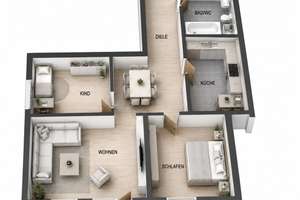 Provisionsfreie 3-Zimmer Wohnung inkl. Stellplatz – Auf der Heide 6, 61476 Kronberg im Taunus – Vorschaubild 14