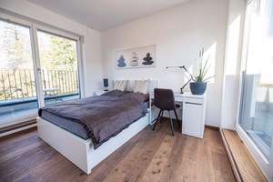 Helles Vollmöbliertes Penthouse Apartment in Neubau (3 Zimmer/121qm+Parking+Gym-Room) [ENG+DE+ESP] – Weinbergerstraße 61, 81241 Pasing, München – Vorschaubild 17