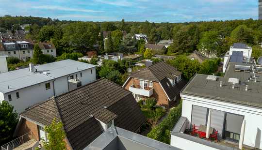 Bild von "Über den Dächern von Blankenese"