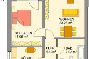 2-Zimmer-Wohnung im modernisierten Objekt – Graudenzer Weg 14, 32339 Espelkamp – Vorschaubild 2