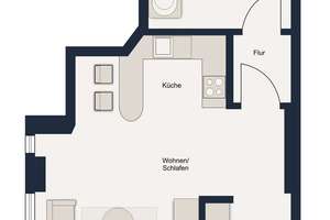⭐️ Urbanes Wohnen in Top-Kiezlage Friedrichshain - modernes 1 Zi Altbau-Appartment mit offener Küche – Die vollständige Adresse der Immobilie erhältst du vom Anbieter., 10247 Friedrichshain, Berlin – Vorschaubild 5