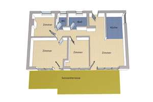 IMMOBERLIN.DE - Echtes Penthouse in Toplage – Sonnige Wohnung mit Südwestterrasse – Die vollständige Adresse der Immobilie erhältst du vom Anbieter., 10717 Wilmersdorf, Berlin – Vorschaubild 9