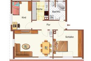 Sonnige 3-Zi-Wohnung in ruhigem 2-Familienhaus mit Top ÖPNV-Anbindung in Stuttgart-Möhringen