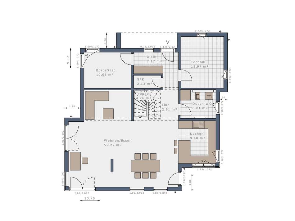 Grundriss Erdgeschoss