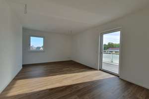 Neubau! Barrierearm! große 3-Zimmer-Dachgeschoss-Wohnung mit Terrasse, Duschbad, Einbauküche – 18069 Reutershagen, Rostock – Vorschaubild 4