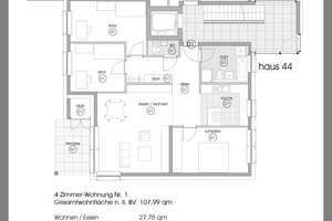 Attraktive 4-Zimmer Wohnung mit Garten Stuttgart-Giebel – Die vollständige Adresse der Immobilie erhältst du vom Anbieter., 70499 Giebel, Stuttgart – Vorschaubild 14