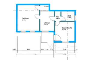 Top sanierte 1,5-Zimmer Einliegerwohnung im hellen Souterrain  – Die vollständige Adresse der Immobilie erhältst du vom Anbieter., 69469 Weinheim – Vorschaubild 14