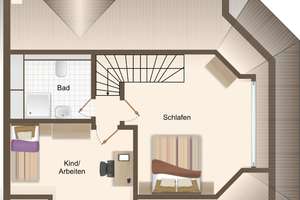Exklusive Maisonettewohnung mit schöner Fernsicht über Dortmund – 44269 Berghofen, Dortmund – Vorschaubild 17