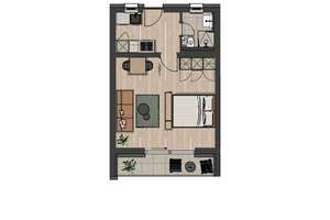 Perfektes Investment: 1-Zi.-Design-Studio! Top-Ausstattung! Balkon! Schwabing! – Die vollständige Adresse der Immobilie erhältst du vom Anbieter., 80802 Münchner Freiheit, München – Vorschaubild 16