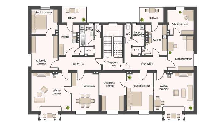 Grundriss 1. Obergeschoss