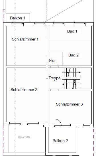 Grundriss Obergeschoss