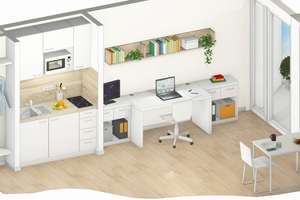 SUBLET (15.08 - 15.09) Apartment with 1.5 Room(s) in Munich Obersendling-Fürstenried-Solln