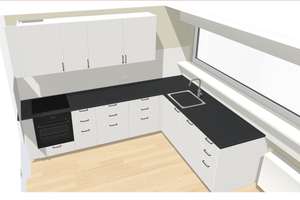 Moderne ruhige 3-Zimmer-Wohnung mit Einbauküche, Garage, Keller – Ruschgraben 53, 76139 Hagsfeld, Karlsruhe – Vorschaubild 9