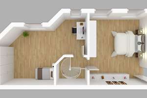 Maisonettewohnung mit Balkon & Tageslichtbad mit Wanne und separater Dusche – Lutherstraße 6, 39112 Sudenburg, Magdeburg – Vorschaubild 18