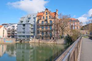 Für Individualisten: Galeriewohnung mit Balkon, Patio 
+ 360°-Dachterrasse direkt an der Pegnitz – Großweidenmühlstraße 1, 90419 St. Johannis, Nürnberg – Vorschaubild 7