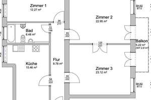 STILVOLL AUSGESTATTET - ALTBAUCHARME MIT HOHEN DECKEN, STUCK & SCHÖNEN HOLZDIELEN - MIT BALKON – Exerzierstr. 19_____, 13357 Gesundbrunnen, Berlin – Vorschaubild 38