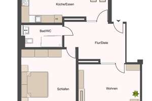 Attraktive Kapitalanlage oder Eigennutzung: Großzügige Wohnung mit Umgestaltungspotenzial in Fürth – Die vollständige Adresse der Immobilie erhältst du vom Anbieter., 90763 Nördliche Südstadt, Fürth – Vorschaubild 18