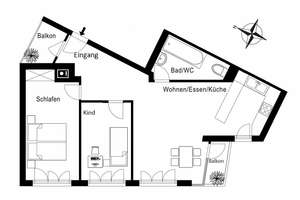 AIGNER - Rarität beim Kaiserplatz: Neuwertige 3-Zimmer-Wohnung mit 2 Balkonen und Innenhoflage – Die vollständige Adresse der Immobilie erhältst du vom Anbieter., 80803 Neuschwabing, München – Vorschaubild 11