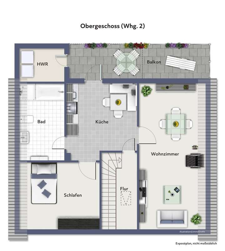 Grundriss Obergeschoss