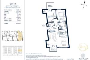 2 Balkone I Aufzug I zukunftsfähiger Neubau: Lichtdurchflutete 3-Zimmer-Wohnung nahe Berlin-Mitte – Gesellschaftstraße 31/32, 13409 Reinickendorf (Ortsteil), Berlin – Vorschaubild 2