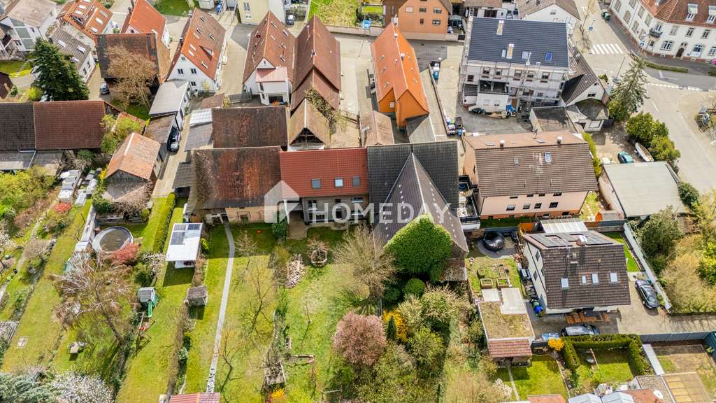 Immobilie in Stutensee - Bauträger aufgepasst: über 1.200 m² Grundstück mit Ausbaupotenzial in bester Lage! - Bild 3