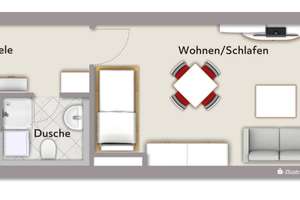 mit Terrasse und Gartenanteil (SNR)...1-Zi.-ETW in Erlangen-zentrumsnah – Die vollständige Adresse der Immobilie erhältst du vom Anbieter., 91052 Stubenloh, Erlangen – Vorschaubild 2