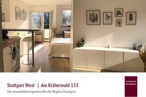 Nahe Killesberg | Attraktive 1 Zimmer Studio Wohnung mit Balkon in bevorzugter Lage +++ – Am Kräherwald 153, 70193 Kräherwald, Stuttgart – Vorschaubild 1