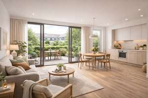 Weißensee: 2-Zi- ERDGESCHOSS-Wohnung mit TERRASSE per SOFORT - Einbauküche kostenlos obendrauf