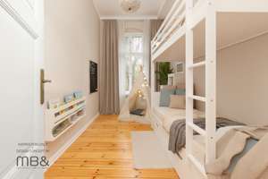 Helle Drei-Zimmer-Altbauwohnung im Hinterhaus mit Stuck und unverbaubarem Blick in den Park – Hasenheide 61, 10967 Neukölln (Ortsteil), Berlin – Vorschaubild 15