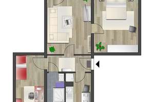 Modernisierte Erdgeschosswohnung mit Balkon – L.-Ebersberger-Str. 13, 9127 Gablenz, Chemnitz – Vorschaubild 5
