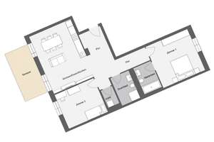 3-Zimmer-Etagenwohnung mit Gartenterrasse – Völklinger Straße 32, 68309 Käfertal, Mannheim – Vorschaubild 13