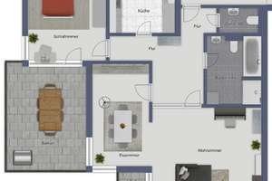 Helle sonnige Wohnung mit Dachterrasse in gepflegter kleiner Wohnanlage - sogar provisionsfrei – Die vollständige Adresse der Immobilie erhältst du vom Anbieter., 61350 Bad Homburg vor der Höhe – Vorschaubild 23