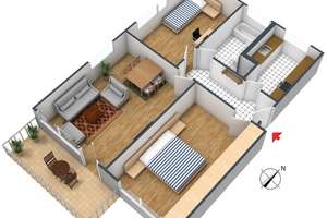 +++ zentral & ruhig - sonniger Süd-Balkon - hochwertig modernisiert - EBK-Übernahme möglich +++ – Melchiorstraße 9, 70439 Stammheim-Süd, Stuttgart – Vorschaubild 24