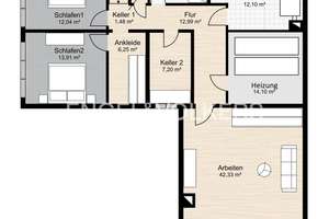 Stilvoller Architektenbungalow mit großem Garten in Niederursel – 60439 Niederursel, Frankfurt am Main – Vorschaubild 19