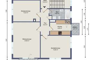 Charmante 3-Zimmer-Wohnung in begehrter Lage in Stuttgart-Nord zwischen Killesberg und Europaviertel – Die vollständige Adresse der Immobilie erhältst du vom Anbieter., 70191 Relenberg, Stuttgart – Vorschaubild 19