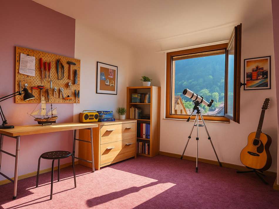 Beispielfoto mit KI Hobbyraum