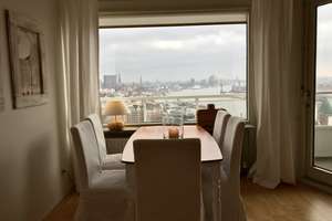 Einmalige Aussicht über Hamburg – 1,5-Zimmer-Wohnung mit Blick auf Elbphilharmonie und Hafen