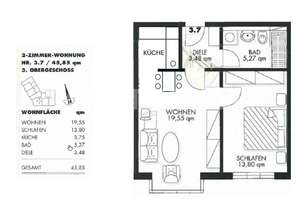 Frisch modernisiertes Gohlis-Schnäppchen: Sofort bezugsfreie 2-Zi.-Wohnung mit TG & Lift – Die vollständige Adresse der Immobilie erhältst du vom Anbieter., 4157 Gohlis-Mitte, Leipzig – Vorschaubild 16