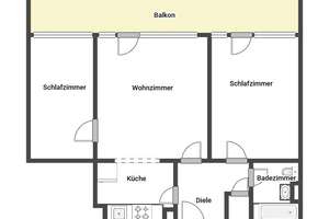 Helle 3-Zimmer-Wohnung im Wohnpark Rodenkirchen! – Die vollständige Adresse der Immobilie erhältst du vom Anbieter., 50996 Rodenkirchen (Ortsteil), Köln – Vorschaubild 13