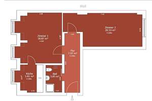 Gemütliche 2-Raumwohnung in der Dresdner Neustadt zur Miete! – Paulstraße 13, 1099 Äußere Neustadt, Dresden – Vorschaubild 6